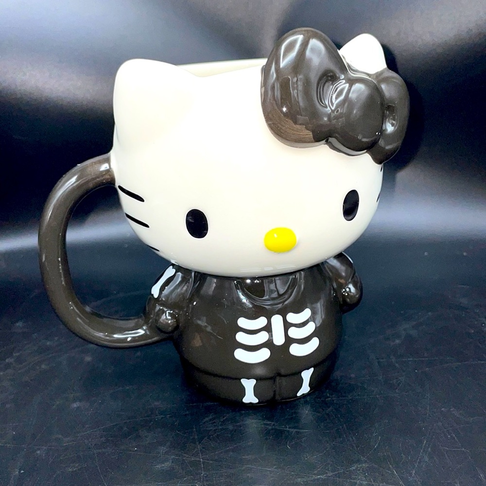 Hello Kitty Skeleton Mug